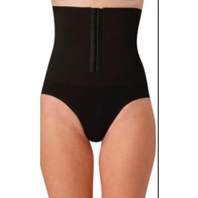 Momslab Kadın Yüksek Bel Slip Korse Siyah Renkli 2XL Beden Modern ve Rahat Tasarım