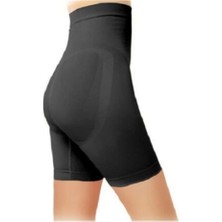 Kadın Toparlayıcı Mini Şort Korse Siyah