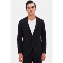 Twn Slim Fit Siyah Düz Takim Elbise 4EC05E301545M