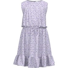 Kız Çocuk Çiçekli Elbise