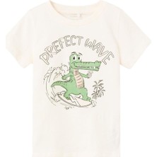 Erkek Çocuk Timsah Baskili Güneste Renk Degistiren T-Shirt