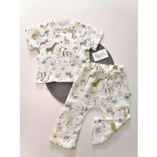 Wowo Kids Çılgın Zebra Müslin Takım 9-12 Ay