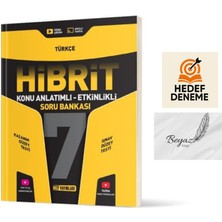 Hız 7.sınıf Hibrit Türkçe Konu Anlatımlı Soru Bankası Hedef Deneme