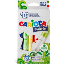 Bfs   Carioca Kumaş Keçeli Boya Kalemi Maxi 6'lı