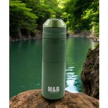550 ml Paslanmaz Çelik Termos - Günlük Spor Outdoor Kamp Sıcak Soğuk Sızdırmaz Matara
