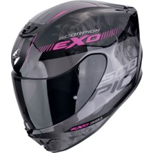 Scorpion Exo 391 Ava Kapalı Motosiklet Kaskı Siyah  Pembe