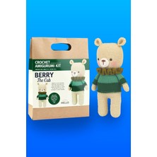 Tığ Işi Amigurumi Yapım Kiti, Sevimli Hayvan Figürleri Seti