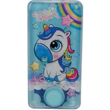 Mavi Renkli Unicorn Su Oyunu, Eğlenceli ve Renkli Su Savaş Seti