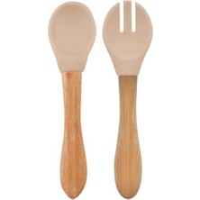 Bfs    Mama Kaşığı ve Çatal Seti Bubble Beige