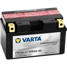 VARTA AKÜ TTTZ10S-BS 12V9AH YAMAHA YZF-R6 MT07 BMW S1000RR HONDA