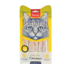 Wanpy Tavuklu Sıvı Kedi Ödül Maması 5X14 gr