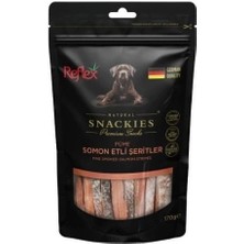 Reflex Snackies Natural Füme Somon Etli Şerit Köpek Ödül Maması 170 gr