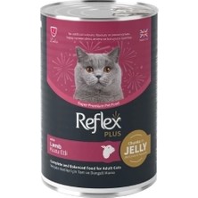 Reflex Plus Jöle Içinde Kuzu Etli Yetişkin Konserve Kedi Maması 400 gr