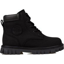 Pepino Siyah Unisex Kauçuk Kaymaz Taban Çocuk Bot