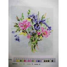 Şablonlu Kanaviçe Seti Ip Iğne ile Eğlenceli El Sanatları