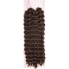 K&A Nice Bulk Afro Su Dalgası Saç / Koyu Kahve