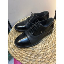 Siyah Rugan Makosen Ayakkabı