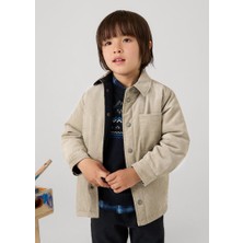 Mayoral 04-09 Yaş Erkek Çocuk Lacivert-Vizon Renk Çift Taraflı Ceket