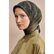 Haki Ed Scarf Vision Art Collection Eclipse Eşarp