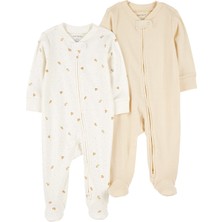 Bebek Ekru 2li Uyku Tulumu