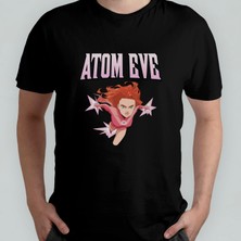 Pixxa Invincible Atom Eve Unisex %100 Pamuklu Bisiklet Yaka T-Shirt Model 1