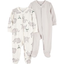 Bebek Ekru 2li Uyku Tulumu