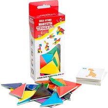 Manyetik Tangram Görevli 16 Parçalı Eğitici Oyun Seti