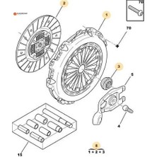 Erp Debriyaj Seti      206-207-BIPPER-C2-C3 DV4TD