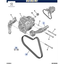 Alternatör Kiti   207-208-3008 Ep6 Peugeot  1611425480/ 5750.RG   Peugeot, Cıtroen 1611279180