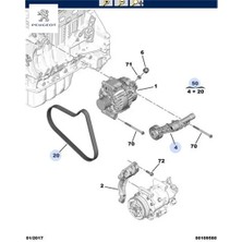 Alternatör Kiti 2008-208-3008 Peugeot    Ds, Cıtroen, Mını Cooper, Peugeot 1611627180