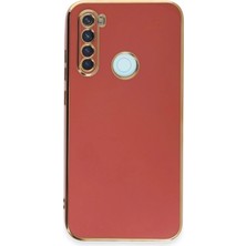 Xiaomi Redmi Note 8 Kılıf Volet Silikon - Kırmızı