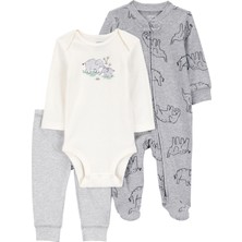 Erkek Bebek Yeşil Tulumlu Set