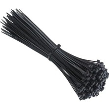 Kablo Bağı Cırt Kelepçe Siyah 3,6 x 300 mm 100'LÜ