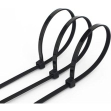 Kablo Bağı Cırt Kelepçe Siyah 3,6 x 300 mm 100'LÜ