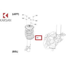 Ön Amortisör Sol Jest Karsan 3050055AA