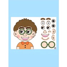 Çocuklar Için Yüz Organları Öğretici Hafıza ve Zeka Geliştirici Oyun