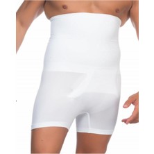 Erkek Beyaz Boxer Paçalı Korse