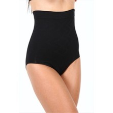 Kadın Siyah Karın Düzleştirici Yüksek Bel Korse
