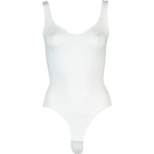 Kadın Beyaz Çıtçıtlı Body Korse 2979
