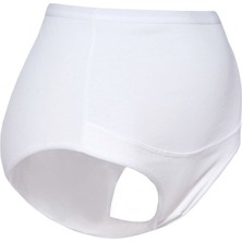 Kadın Pamuklu Hamile Külodu Beyaz