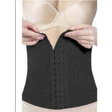 Kadın Siyah Agraflı Mideli Bel Korse 1114