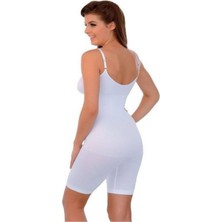 Kadın Beyaz Tam Boy Tulum Korse