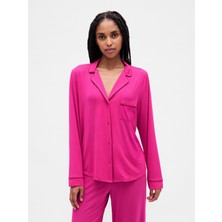 Gap Kadın Pembe Modal Pijama Üstü