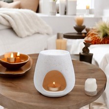 Deco Enyo Seramik Buhurdanlık - Krem - 11 cm