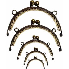 Şık Oval Askılı Cüzdan Klipsi, Antik Tasarım, 16 Cm, Tek Adet