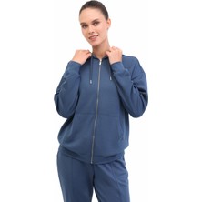 Lumberjack WB CARLA-H GINSEN 5PR İndigo Kadın Eşofman Üstü