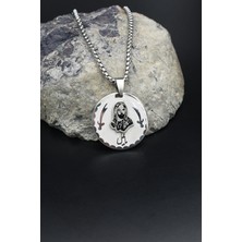 Hz. Ali Zülfikar Kılıcı Kolye Paslanmaz Çelik Zincir 3mm 902094