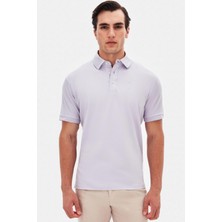 Twn Slim Fit Galaktik Leylak Pike Dokulu T-Shirt 4EC146011784M