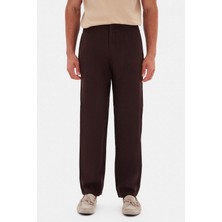 D'S Damat Ds Damat Comfort Fit Kahverengi Jogger Pantolon 4HC03X501350M
