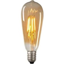Cata  Rustik LED Ampül 6W Amber Dimlenebiliir